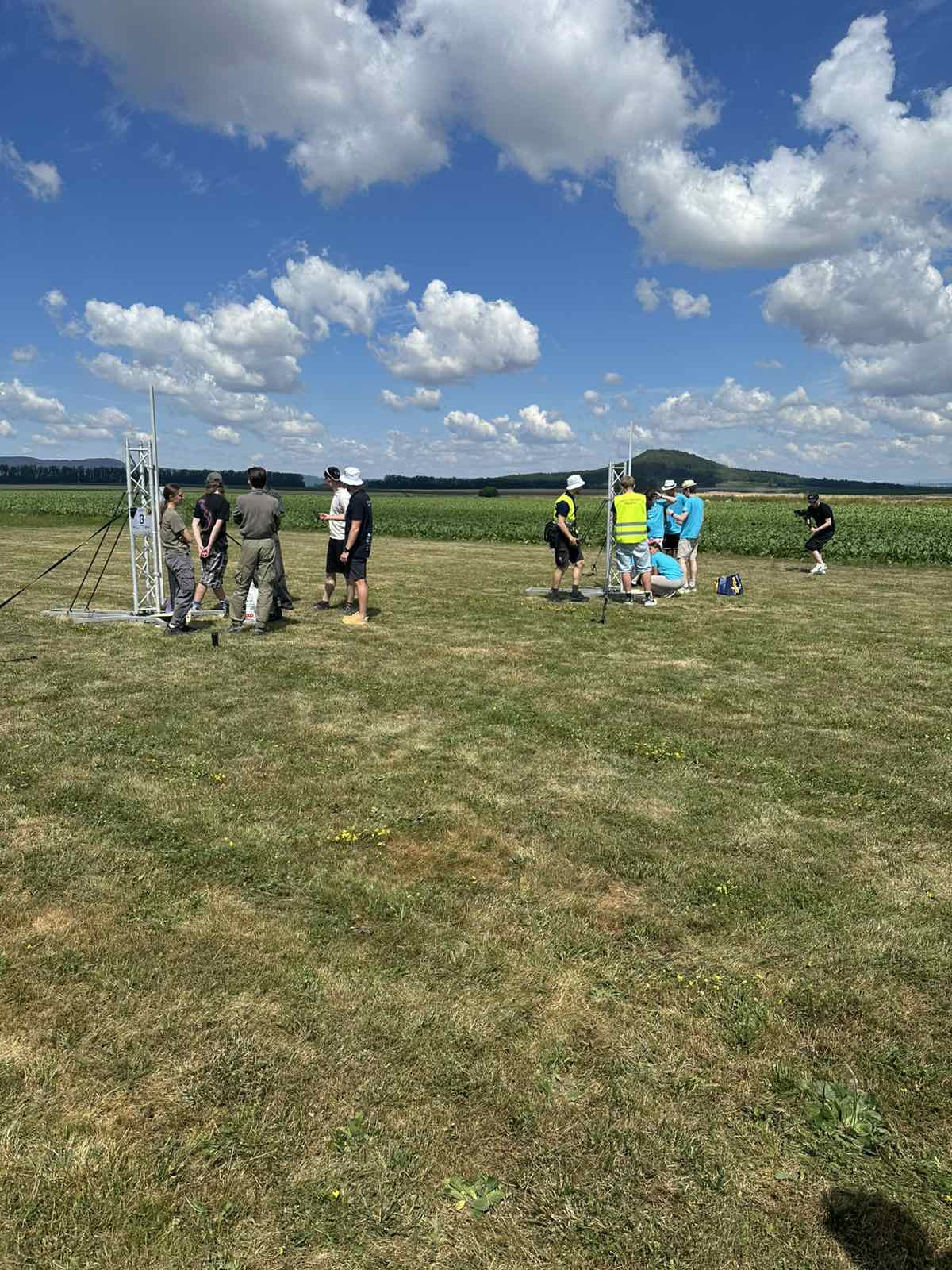 The team and participants at the open CRC 2026 launch site